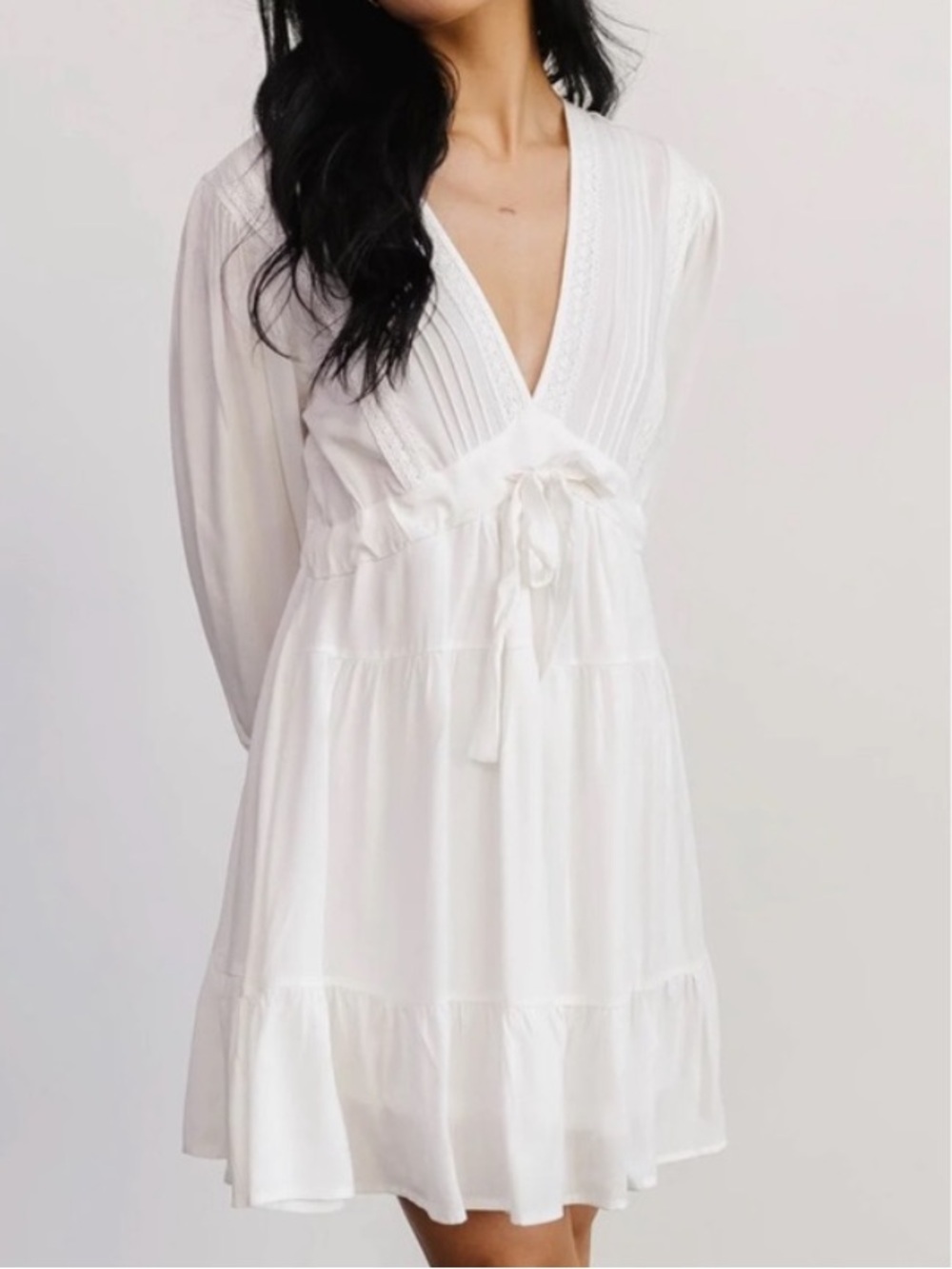 Baltic Born Amelia Boho Mini Dress – Off White – Size XL – Excellent Condition